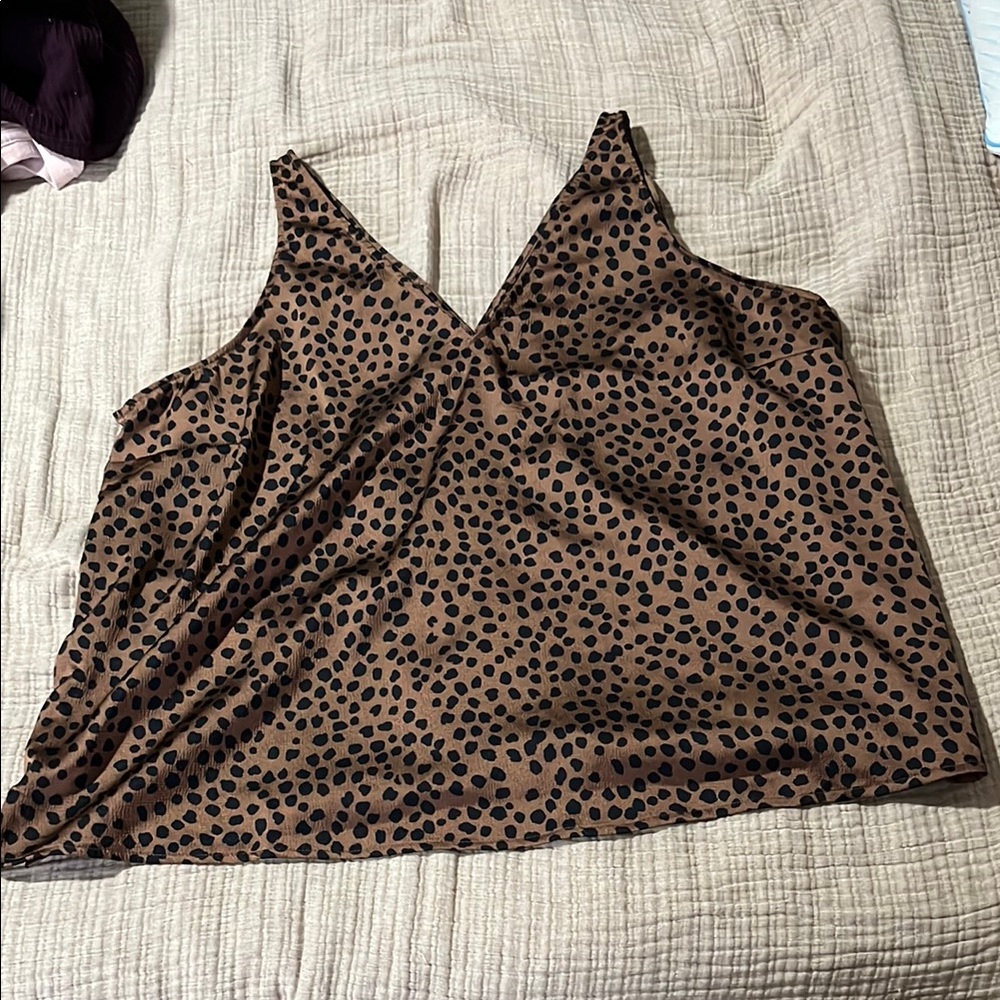 Leopard Print Women's Top